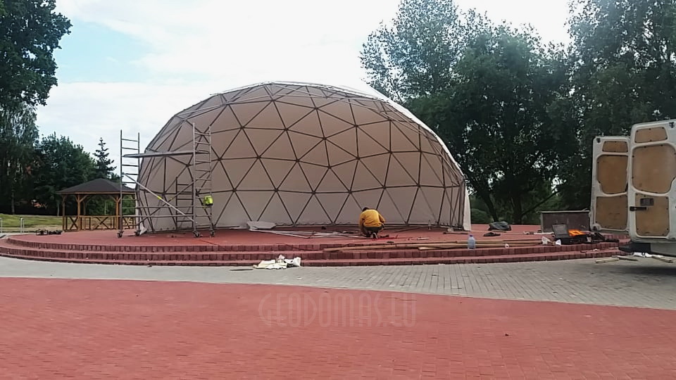 Ø11m City stage for events in Pilviskes, Lithuania
