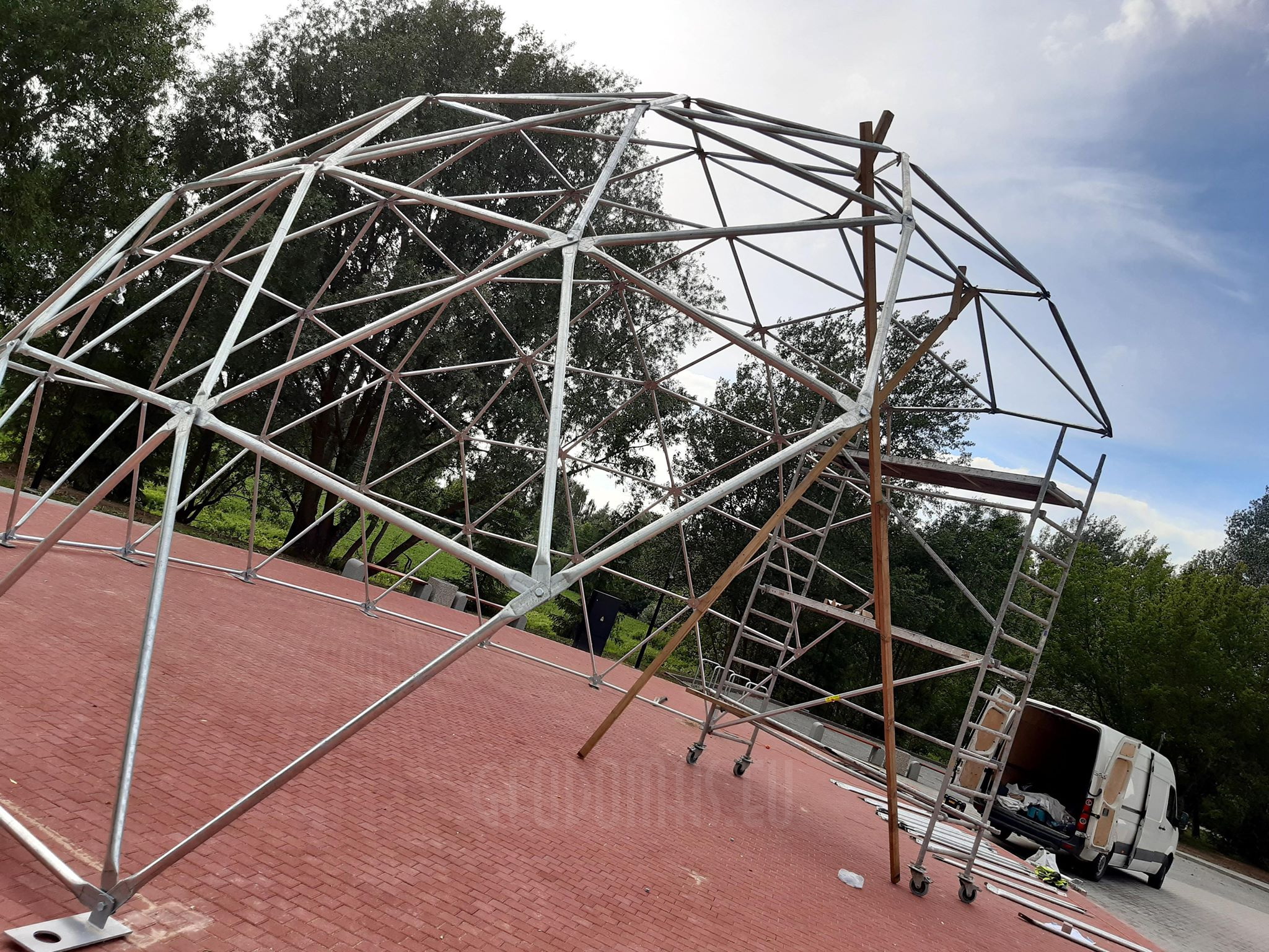 Ø11m City stage for events in Pilviskes, Lithuania