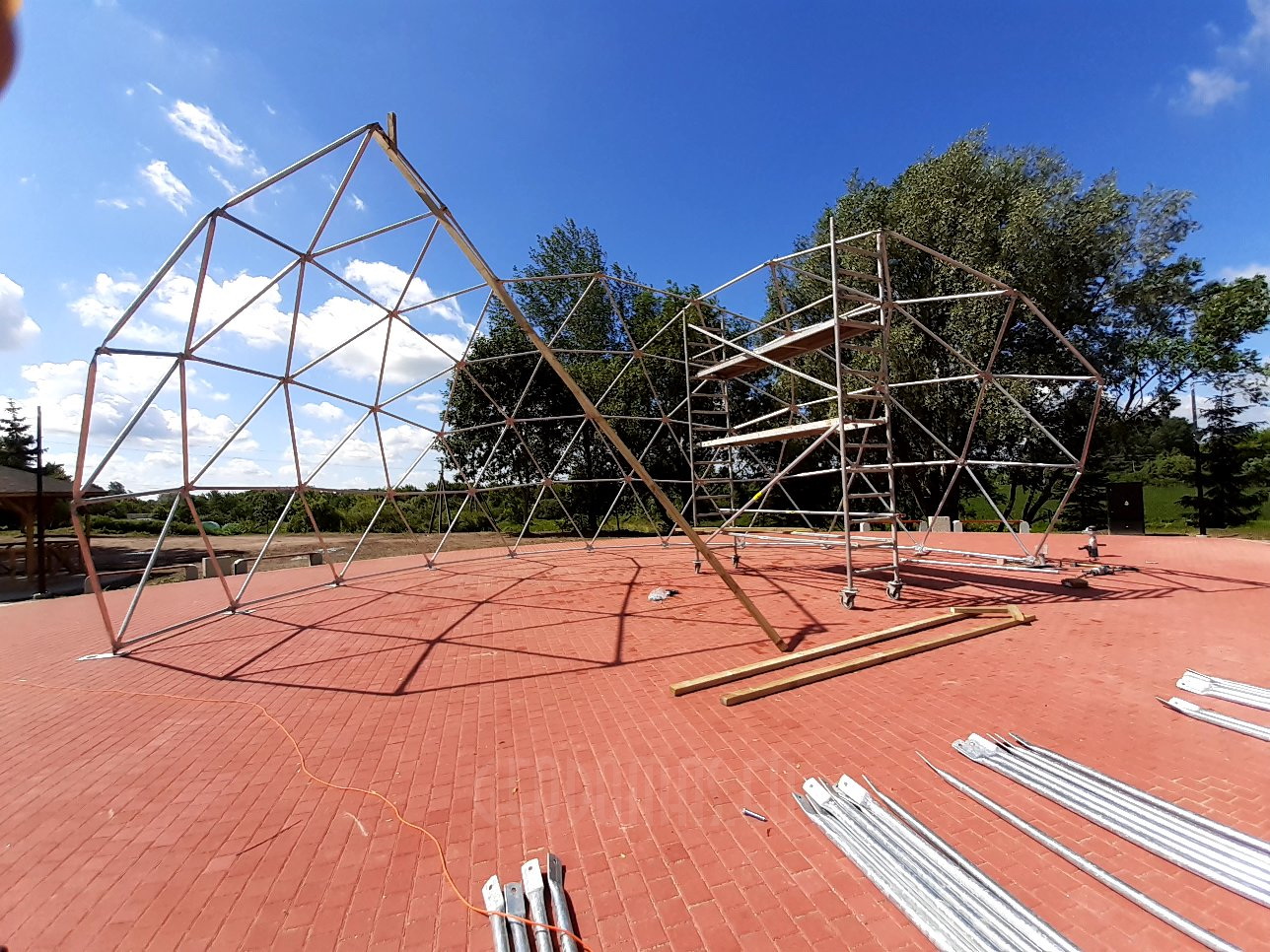 Ø11m City stage for events in Pilviskes, Lithuania