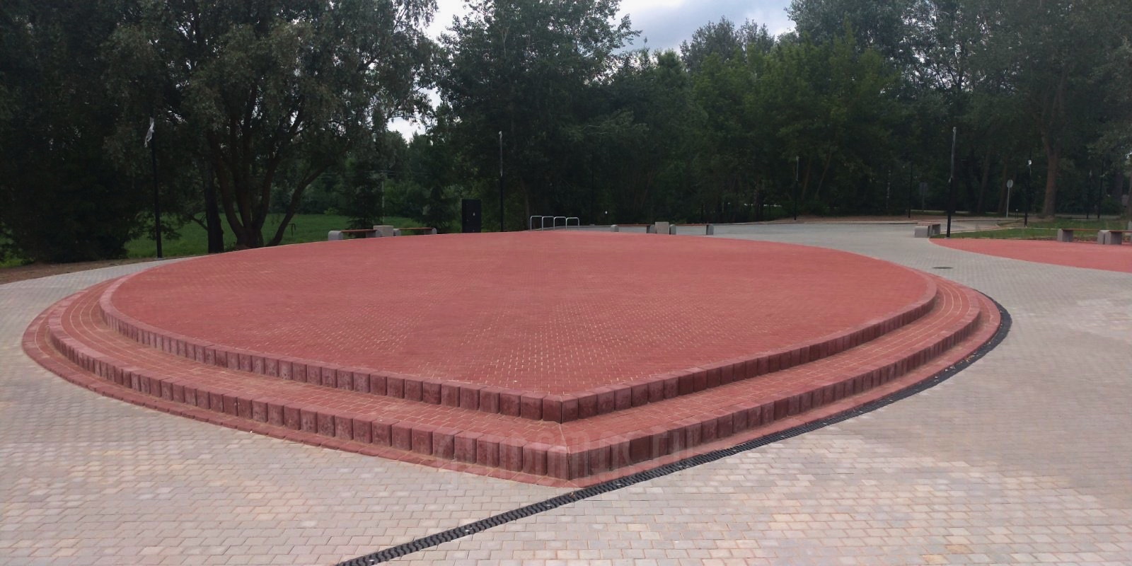 Ø11m City stage for events in Pilviskes, Lithuania