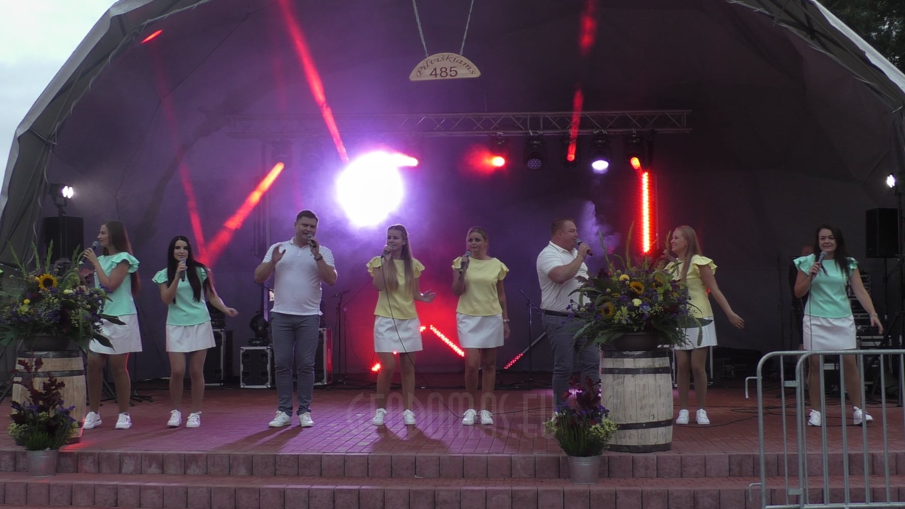 Ø11m City stage for events in Pilviskes, Lithuania