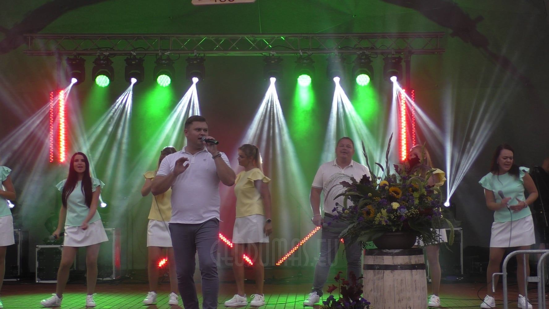 Ø11m City stage for events in Pilviskes, Lithuania