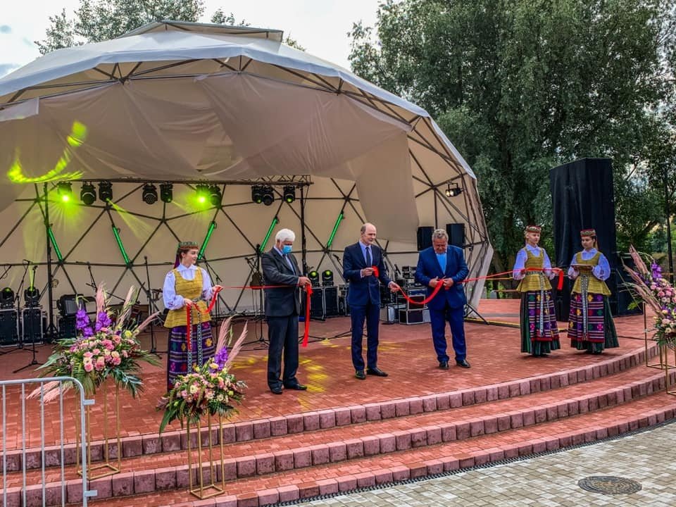 Ø11m City stage for events in Pilviskes, Lithuania