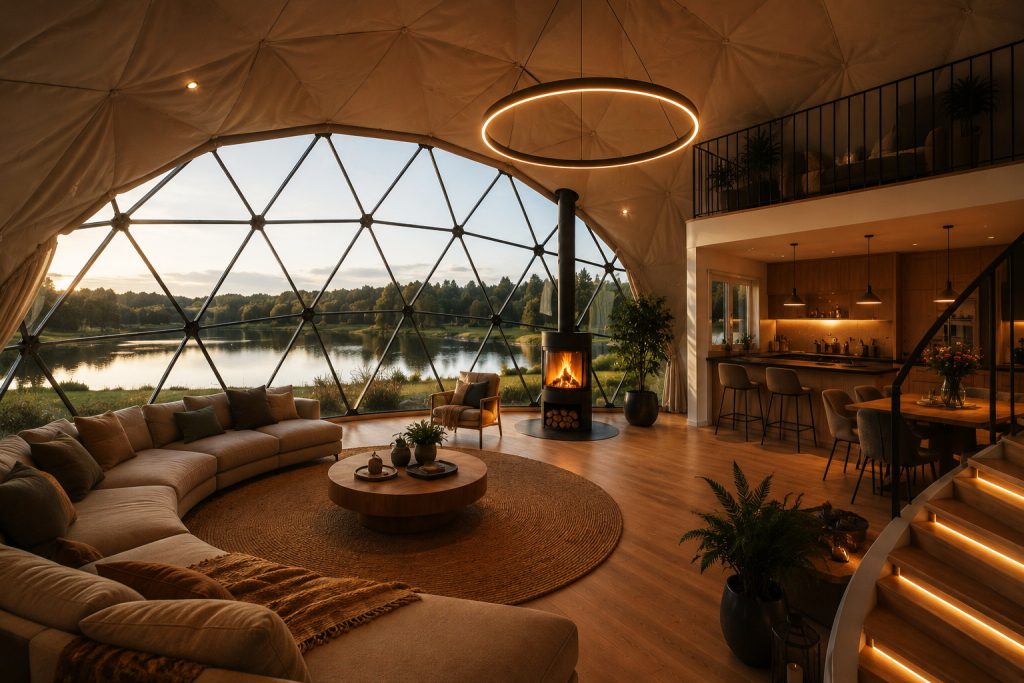95m2 GLAMPING Ø11m ICO F4 H5,5m · 2