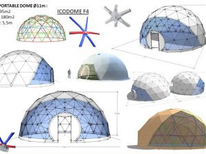 95m2 PORTABIL Ø11m ICO F4 H5,5m