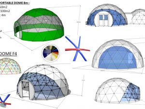 50m2 PORTABLE Ø8m ICO F4 H4m