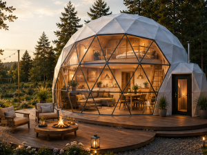 GLAMP PRO 70  Ø8m ▪︎ 50m² | TOATE ANOTIMPURILE