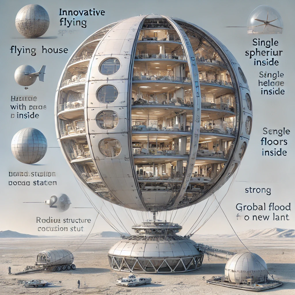 Flying Spheres – Living Future in the Skies | ArmanKala 60m Flying Bar