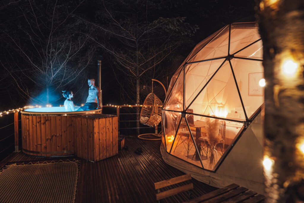 GLAMP 28  Ø6m ▪︎ 28m² | TOATE ANOTIMPURILE