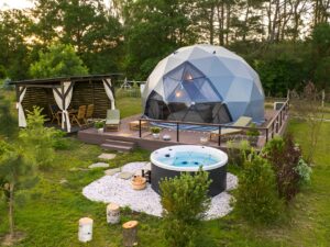 GLAMP 35  Ø6,7m ▪︎ 35m² | TOATE ANOTIMPURILE